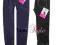 03GRUBE LEGGINSY,SPODNIE JAK JEANSY 98/104 GRANAT