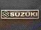 SUZUKI napis Pins Odznaka Metalowa Pin dwa gwinty