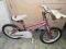 ROWER DZIEWCZĘCY RÓŻOWY 16
