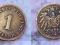 1 PFENNIG 1907 F CESARSTWO NIEMIECKIE
