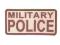 JTG - Naszywka 3D - Military Police - Desert