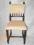 EKLEKTYCZNE DREWNIANE KRZESŁA   3szt