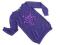 H&amp;M_FIOLETOWA TUNIKA_r 146-152, 11-12 J.NOWA