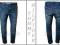 TOMMY HILFIGER Spodnie RURKI jeans 128