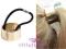 Gumka do włosów metal hair cuff złota srebrna 1621