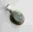 Wisiorek zawieszka chalcedon srebro 925