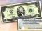 2$ BANKNOT SREBRNY HOLOGRAM USA 2003r. RARYTAS !!!