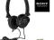 SŁUCHAWKI NAUSZNE DJ SONY MDR-V150 CZARNE GW24 FV