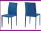 WYGODNE Krzesło Piana 53,5x43 niebieskie tkanina @