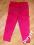 legginsy 104 cm  neonowe róż
