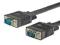 Wysokiej jakości Kabel SVGA 2xHD15 10m czarny