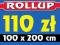 ROLLUP ROLL'UP STOJAK REKLAMOWY 100x200  BLOCKOUT