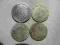 Zestaw 4-ech srebrnych monet- stare Niemcy.