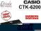 KEYBOARD CASIO CTK-6200 + STATYW + TRANSPORT