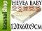 HEVEA BABY MATERAC LATEKSOWY 120/60 MEDICA / HEVEA