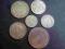 lot srebrnych monet - oryginały 6 szt