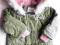 74 (9-12) LINDEX kurtka parka khaki *jesień* SOWY