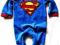 H&amp;M rewelacyjny welurowy ŚPIOCH superman 68