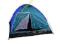 Namiot - camping 4-osobowy - czarno - niebieski