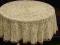 KREMOWY OBRUS ROBIONY NA DRUTACH Śr. 105