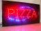 PIZZA  REKLAMA tablica LED NEON BANER