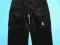 ewa-sklep świetne spodnie sztruksowe czarne 128cm