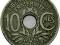 FRANCJA 10 CENTIMES 1932 ROK st.3