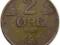 NORWEGIA 2 ORE 1921 ROK st.3