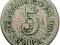 SERBIA I CZARNOGÓRA 5 PARA 1904 ROK