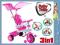 Baby Trike ROWEREK WIELOETAPOWY 3w1 różowy NOWOŚĆ