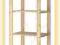 Regał IKEA GORM drewno 78x55x174 piwnica komórka