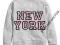BLUZA SZARA _ NEW YORK _ H&amp;M _ 158 / 164