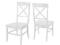 Smogen Krzesło Białe Drewno Lakierowane