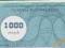 CEGIEŁKA-1000 ZŁ- T.MAZOWIECKI 1990 ROK