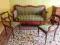 Sofa proj. Schinkla i 2 krzesła kpl. Biedermeier