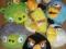 Maskotki Angry Birds komplet 8 maskotek jak nowe