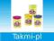 HASBRO PlayDoh 4 Tuby Różne Kolory OD RĘKI