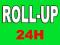 Roll Up Baner 85x200 rollup blockout wysJAKOŚĆ 24h