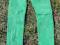 Zielone spodnie ZARA Kids r.164 rurki