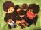 Małpki MONCHHICHI monchichi rodzinka 7 sztuk