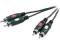 Kabel RCA SpeaKa Pro 2x cinch/2x cinch czarny 1,5m