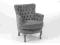 Fotel - Grey padded armchair - FRANCJA