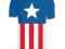 Marvel Captain America Uniform t-shirt  L od ręki