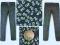 GAP 1969 SPODNIE FLOWER GRANAT SLIM _ 146