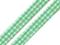 WSTĄŻKA W KRATKĘ - ZIELONA - SZER.10 mm - DŁ.1 m