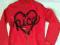 SISLEY bluza czerwona roz 2xl.