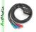 kabel EURO SCART component - 3RCA chinch RGB 2,0 m