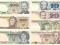 banknoty PRL zestaw  UNC  komplet 1982 - 1988