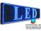 REKLAMA LED NIEBIESKA !!! P10 128x32 Wyświetlacz