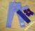2 x legginsy, DISNEY + skarpetki NOWE 98/104